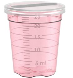 Wiegand MediBecher Multi rot, 25ml (47 Stk)