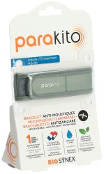parakito Mückenschutzarmband für Erwachsene, kaki (1 Stk)