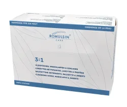 ROMULSIN Care Vliestücher Waschlappen & Einlagen (50 Stk)
