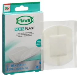 FLAWA Vlies Pflaster L 10x7.5cm (8 Stk)