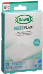 FLAWA Vlies Pflaster XL 10x15cm (6 Stk)