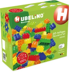 Hubelino - Bausteine: Bausteine Set, 60 Teile, Multicolor