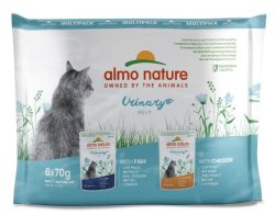 Almo nature Holistic Urinary Help Multipack Fisch & Huhn 6x70g