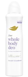 Dove - Whole Body Deodorant Spray Lavendel- & Kamillenduft ohne Aluminiumsalze, 150  ml