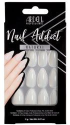 Ardell - Nail Addict Natural Stiletto, Künstliche Fingernägel, DUO Adhesive, 24 Stk, Multicolor