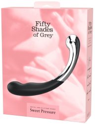 Fifty Shades of Grey Sweet Pressure Stahl- und Silikondildo