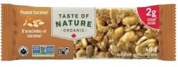 Taste of Nature Bio-Riegel Peanut Caramel