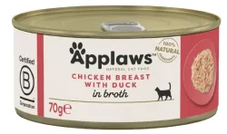Applaws Nassfutter Hühnchenbrust mit Ente (70g)