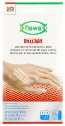 FLAWA Strips Wundverschlussstreifen, 2 Grössen (9 Stk)