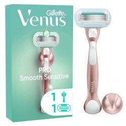 Gillette Venus - Pro Smooth Sensitive Damenrasierer für empfindliche Haut, 1 Stück