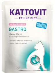 Kattovit Gastro mit Lachs und Reis für Katzen (85g)