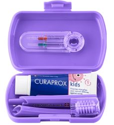 CURAPROX - Kids Trave-Set violett, Set