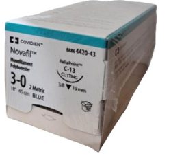 Novafil C-13, 3-0, blau, 45cm (12 Stk)