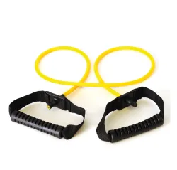 Sissel Fit-Tube Widerstandsband mit Griffen, gelb, leicht (1 Stk)