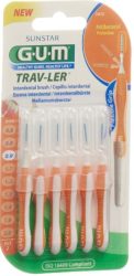 SUNSTAR Gum Proxabrush TravLer 0.9mm Interdentalbürsten (6 Stk)