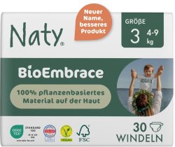 Naty Bio Windel, Grösse 3, 4-9kg (30 Stk)