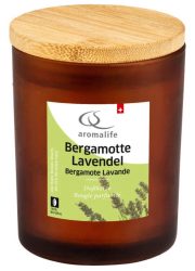 Aromalife Bergamotte Lavendel Duftkerze im Glas Bergamotte Lavendel (1 Stk)