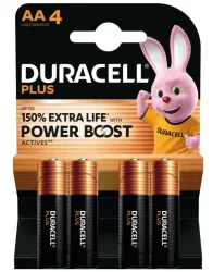 Duracell Batterien plus Aa/Lr6 4 Stück
