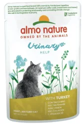 Almo Nature Urinary Help mit Truthahn, Nassfutter für Katzen (70g)