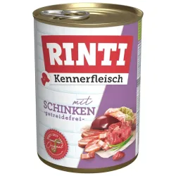 Rinti Kennerfleisch Schinken, Nassfutter für Hunde (400g)