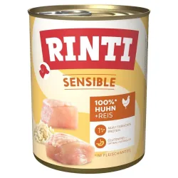 Rinti Sensible Huhn und Reis, Nassfutter für Hunde (800g)
