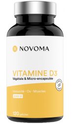 Novoma - Vitamin D3, 120Stück, Beige