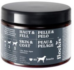 FLOCKIS Hundesnacks Kautabletten Fell & Haut (90 Stk)