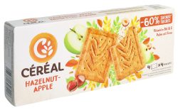 Céréal Biscuit Hazelnut Apple (4x57.5g)