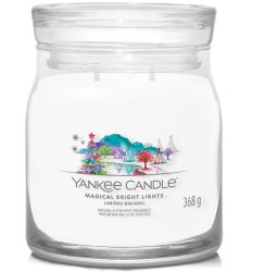 Yankee Candle Signature - Duftkerze im Glas Weihnachten, 368 g, Weiss