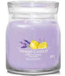Yankee Candle Signature - Duftkerze im Glas, 368 g, Viola