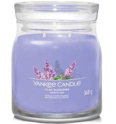 Yankee Candle Signature - Duftkerze im Glas, 368 g, Lila