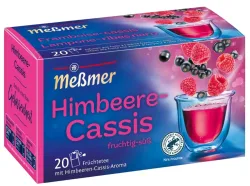 Messmer Früchtetee Himbeere-Cassis (20 Beutel)