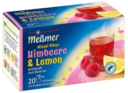Messmer Früchtetee Miami Vibes Himbeere & Lemon (20 Beutel)