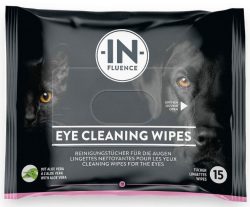 IN-FLUENCE Eye Cleaning Wipes mit Aloe Vera für Hunde und Katzen (1x15 Stk)