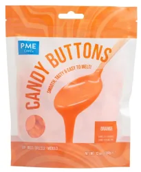 PME Cake Candy Buttons - Orange (340g)