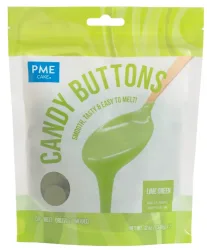 PME Cake Candy Buttons - Limettengrün (340g)
