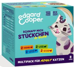 Edgard & Cooper Adult Stückchen in Soße Multipack 8x85g