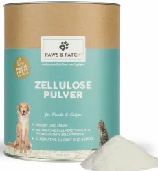 Paws & Patch Zellulose Pulver für Hunde und Katzen (150g)