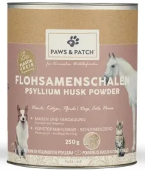 Paws & Patch Flohsamenschalenpulver für Hunde, Katzen und Pferde (250g)