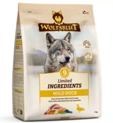 WOLFSBLUT Limited Ingredients, Trockenfutter Hund, Adult, Wild Duck 1 kg
