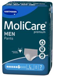 MoliCare Premium Men Inkontinenz-Pants, Taille 100-150cm, Stärke 7 (7 Stk)