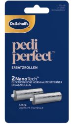 Scholl - Dr s Pedi Perfect Ersatzrollen NanoTech, 2 Stück