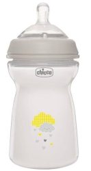 Chicco - Fläschchen, 6 Monate, Weiss