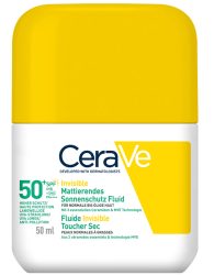 CeraVe - Invisible Dry Touch Fluid Sonnencreme SPF50+, 50 ml