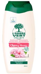 L'ARBRE VERT Ökologisches Duschgel Kirschblüten (260ml)