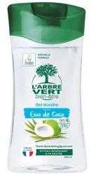 L'ARBRE VERT Ökologisches Duschgel Kokoswasser (260ml)