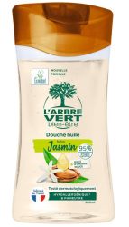 L'ARBRE VERT Ökologisches Dusch-Öl Jasmin und Süssmandelöl (260ml)