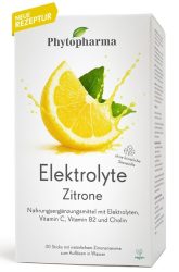 Phytopharma - Elektrolyte Zitrone Sticks, 30 Stück