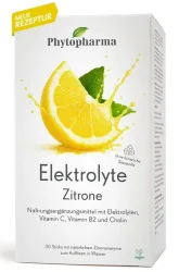 Phytopharma - Elektrolyte Zitrone Sticks, 30 Stück