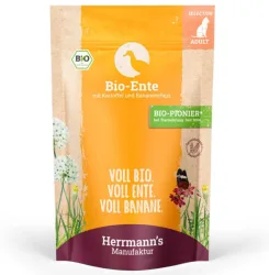 Herrmanns Selection / Bio-Selection 12 x 100 g - Bio-Ente mit Bio-Kartoffeln & Bio-Bananenchips